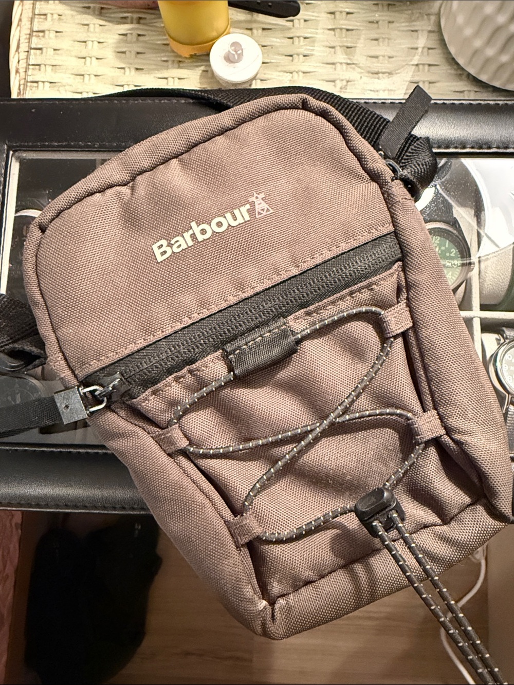 Barbour Arwin Canvas Crossbody Bag